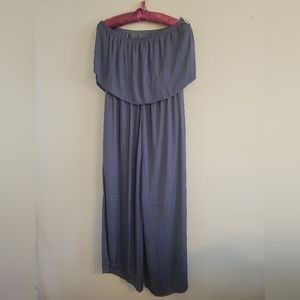 Women's Silky Sexy Strapless Jumper Medium Charcoal Gray Medium NEW